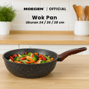 MOEGEN Wok Pan 28 cm Granite Series
