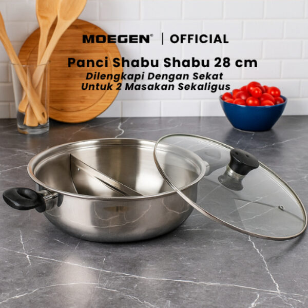 MOEGEN Shabu Shabu Stainless Steel 28 cm
