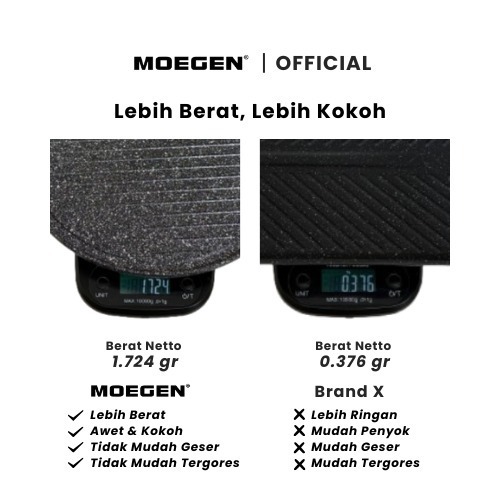 MOEGEN Classic Barbeque 32 cm non GC - Gambar 5